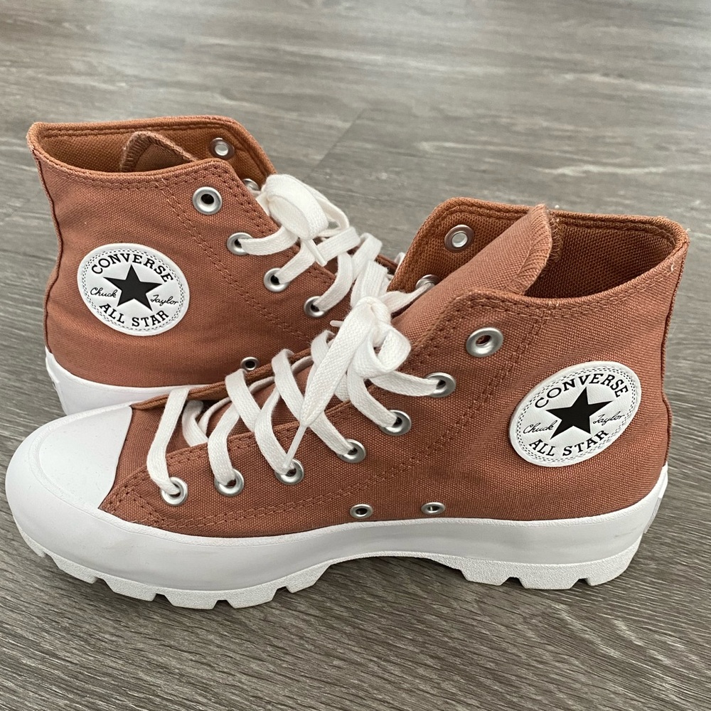 Converse Women’s Hi Lugged Sneakers in Mineral Clay